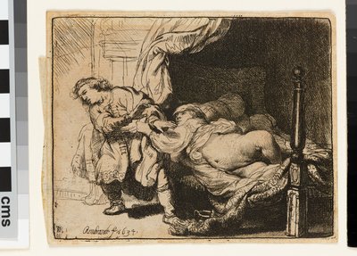 József és Potifár felesége alkotó: Rembrandt van Rijn