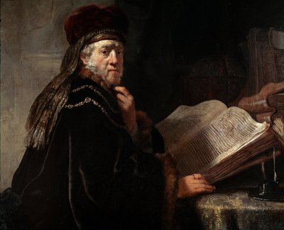 A bölcsek portréja (A rabbi portréja) (olaj, vászon alkotó: Rembrandt van Rijn