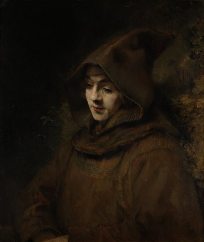 Rembrandt fia, Titusz szerzetesi szokásban alkotó: Rembrandt van Rijn