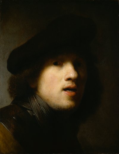 Önarckép, 1629 körül (olaj, fa) alkotó: Rembrandt Harmensz. van Rijn