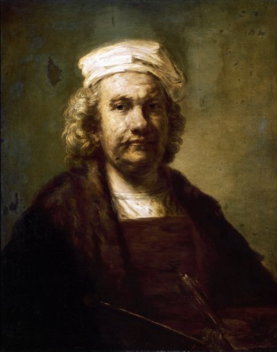 Önarckép. (olajfestmény alkotó: Rembrandt van Rijn