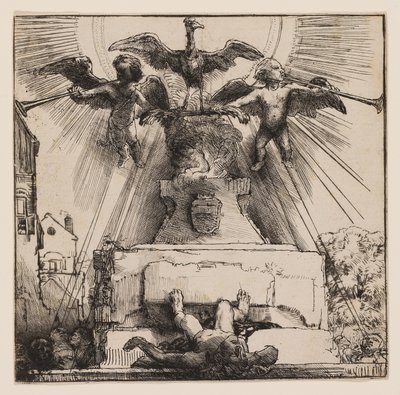 A Főnix vagy a Megdöntött szobor alkotó: Rembrandt Harmensz. van Rijn