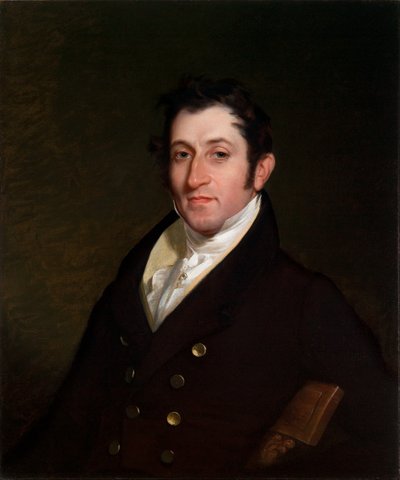 Mendes Cohen ezredes, 1838 körül (olaj, vászon) alkotó: Rembrandt Peale