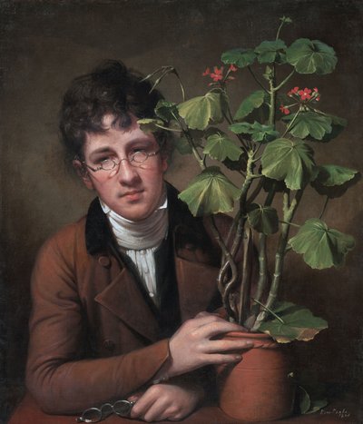 Rubens Peale muskátlival alkotó: Rembrandt Peale