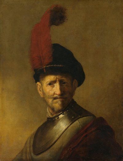 Egy férfi portréja, talán Rembrandt apja, Harmen Gerritsz van Rijn alkotó: Rembrandt van Rijn (copy after)