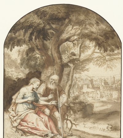 Júda és Támár alkotó: Rembrandt van Rijn (school of)