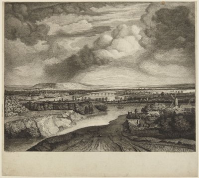 „Vihar” Rembrandt után alkotó: Rembrandt van Rijn