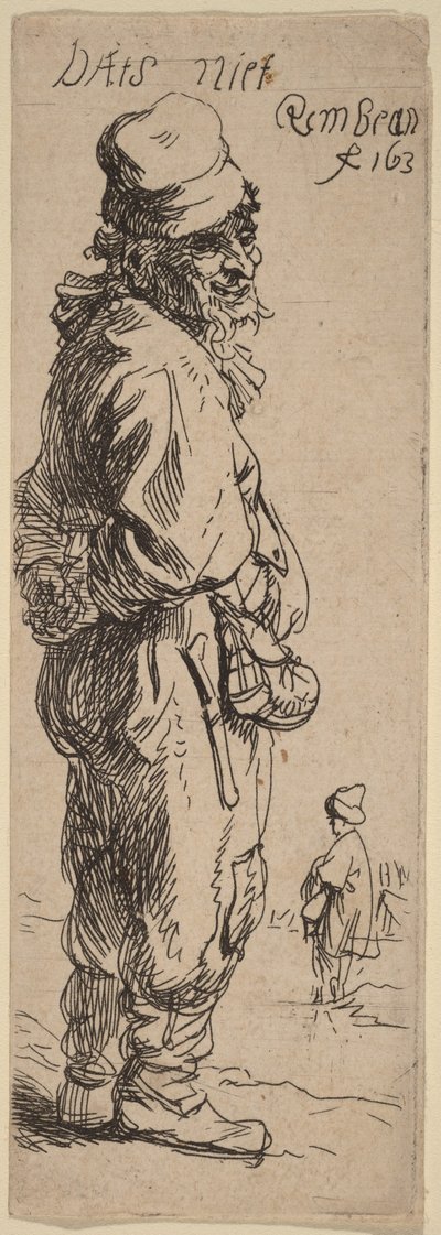 Egy paraszt válasza: „Dats niet” (Az semmiség) alkotó: Rembrandt van Rijn
