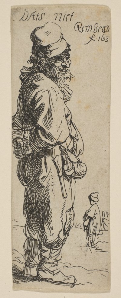 Egy paraszti válasz: Nem, 1634. alkotó: Rembrandt van Rijn