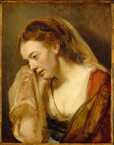 Egy síró nő, 1647 körül alkotó: Rembrandt van Rijn