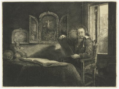 Abraham Francen, gyógyszerész alkotó: Rembrandt van Rijn