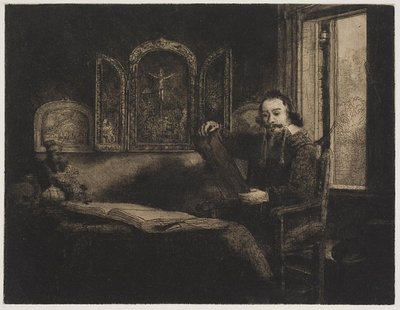 Abraham Francken, műkereskedő alkotó: Rembrandt van Rijn