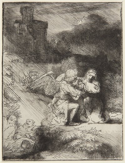 A kertben való gyötrelem alkotó: Rembrandt van Rijn