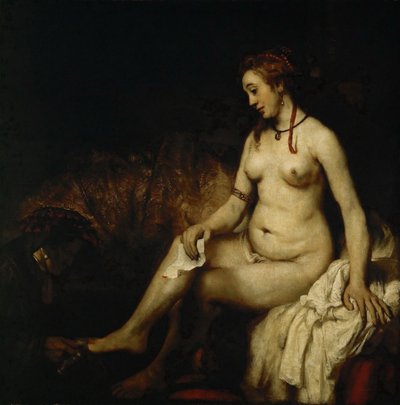 Bathsheba at Her Bath Bathsheba King Davids levelével alkotó: Rembrandt van Rijn