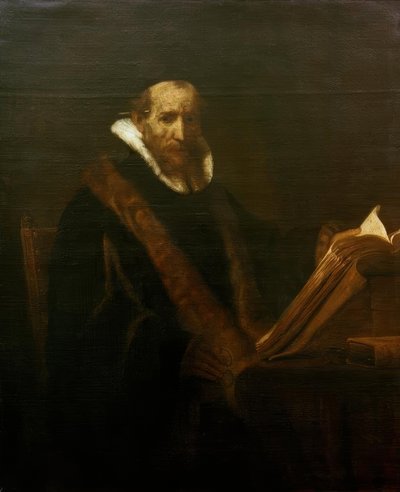 Johannes Cornelisz képe. Sylvius (?) alkotó: Rembrandt van Rijn