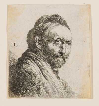 Egy idős férfi mellszobra alkotó: Rembrandt van Rijn