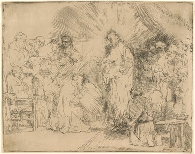 Krisztus megjelenése az apostoloknak alkotó: Rembrandt van Rijn
