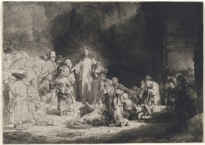 Krisztus prédikációja (A száz gulden nyomat) alkotó: Rembrandt van Rijn