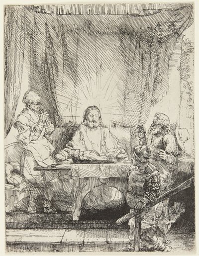 Krisztus Emmausban alkotó: Rembrandt van Rijn