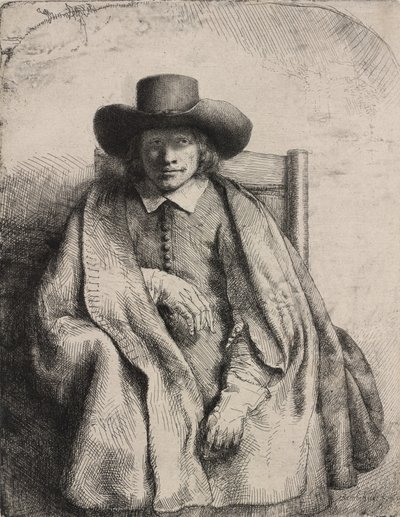 Clement de Jonghe, 1651. alkotó: Rembrandt van Rijn