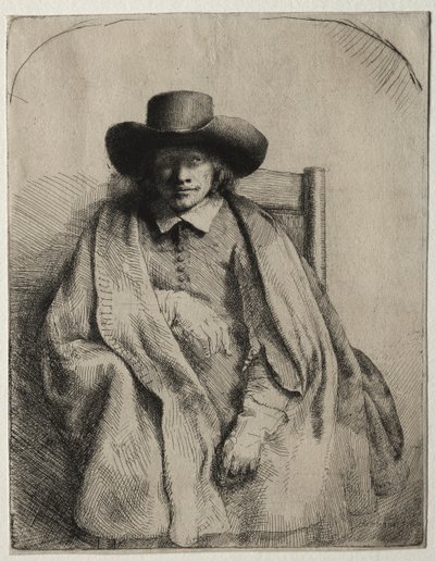 Clement de Jonghe, nyomdakereskedő alkotó: Rembrandt van Rijn