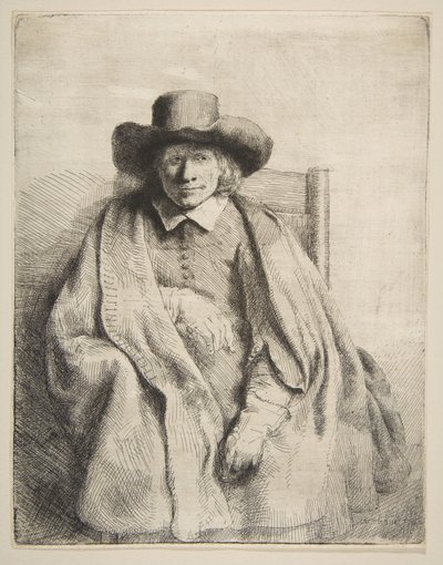 Clement de Jonghe, nyomdakereskedő, 1651. alkotó: Rembrandt van Rijn