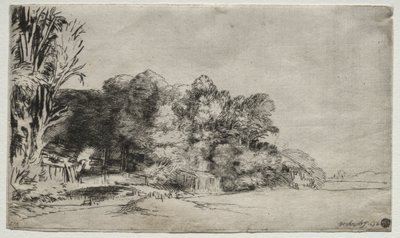 Facsomó Vista-val, 1652. alkotó: Rembrandt van Rijn