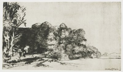 Facsomó kilátással alkotó: Rembrandt van Rijn