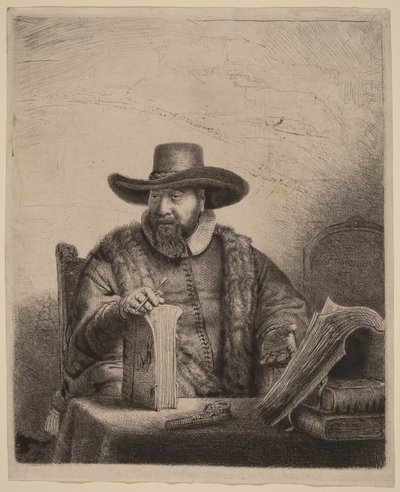 Cornelis Claesz Anslo alkotó: Rembrandt van Rijn
