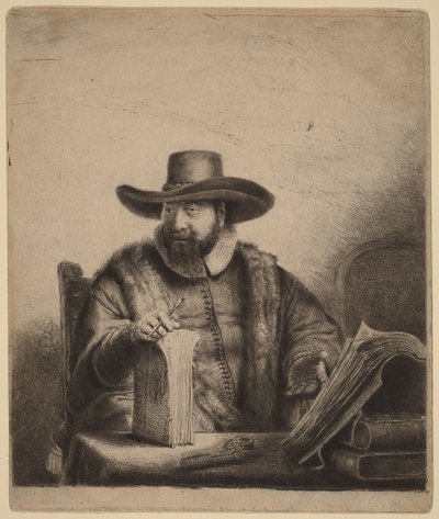 Cornelis Claesz Anslo alkotó: Rembrandt van Rijn