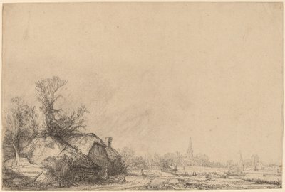 Víkendház a csatorna mellett alkotó: Rembrandt van Rijn