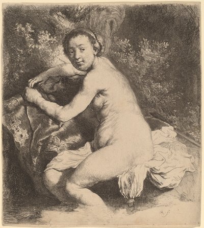 Diana a fürdőben alkotó: Rembrandt van Rijn