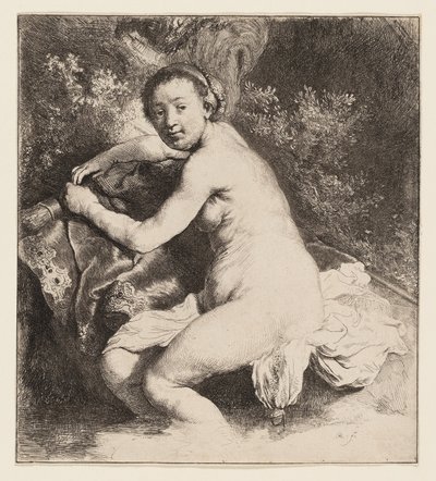 Diana a fürdőben alkotó: Rembrandt van Rijn