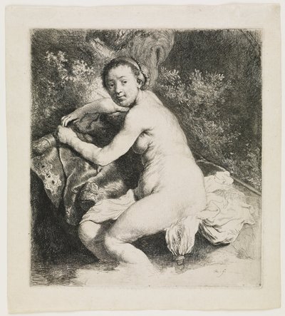 Diana a fürdőben alkotó: Rembrandt van Rijn