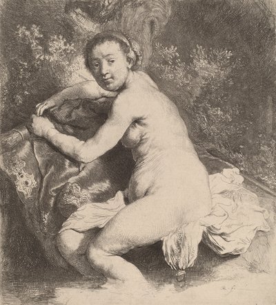 Diana a fürdőben, c. 1631. alkotó: Rembrandt van Rijn