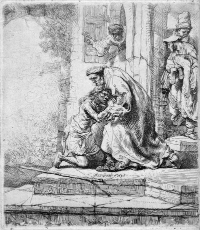 A tékozló fiú hazatérése alkotó: Rembrandt van Rijn
