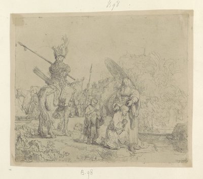doop van de kamerling Nyolcvanöt eredeti nyomat gyűjteménye (sorozat címe) alkotó: Rembrandt van Rijn