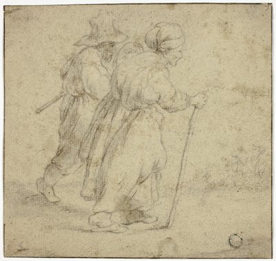 Idős parasztpár alkotó: Rembrandt van Rijn