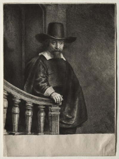 Ephraim Bonus, zsidó orvos alkotó: Rembrandt van Rijn