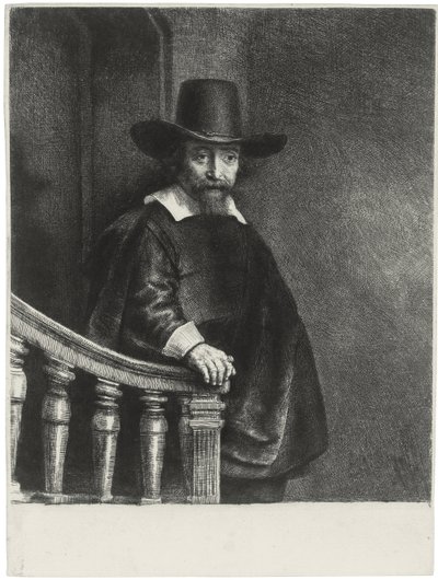 Ephraim Bueno, zsidó orvos, 1647 alkotó: Rembrandt van Rijn