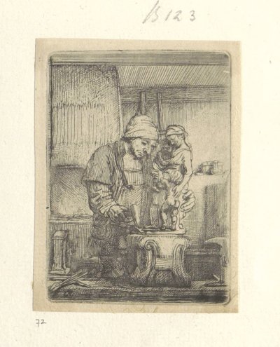 Goudsmid Nyolcvanöt eredeti nyomat gyűjteménye (sorozat címe) alkotó: Rembrandt van Rijn