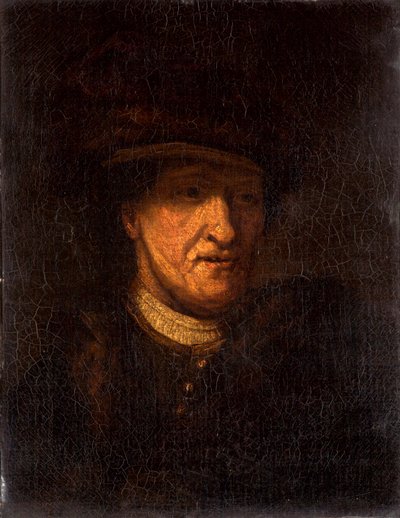 Egy ember feje, 1825 körül alkotó: Rembrandt van Rijn