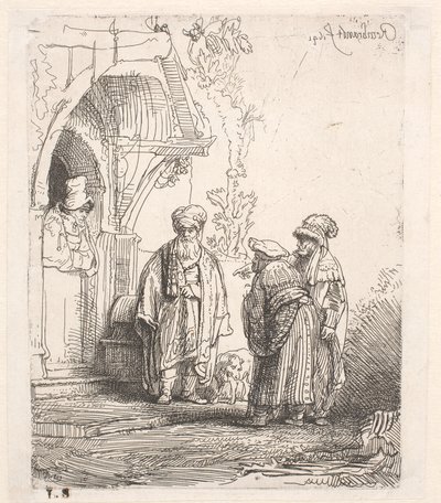 Jákób és Lábán () alkotó: Rembrandt van Rijn