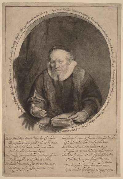 Jan Cornelisz Sylvius alkotó: Rembrandt van Rijn