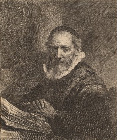 Jan Cornelisz. Sylvius, 1633. alkotó: Rembrandt van Rijn