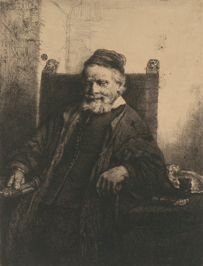 Jan Lutma, 1656., 1656. alkotó: Rembrandt van Rijn