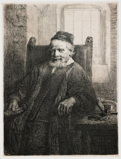 Jan Lutma, Goldsmith alkotó: Rembrandt van Rijn