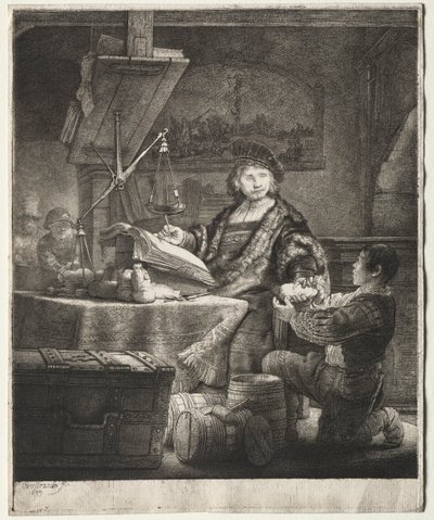 Jan Uytenbogaert alkotó: Rembrandt van Rijn