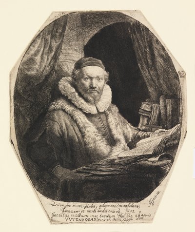 Jan Uytenbogaert, prédikátor alkotó: Rembrandt van Rijn