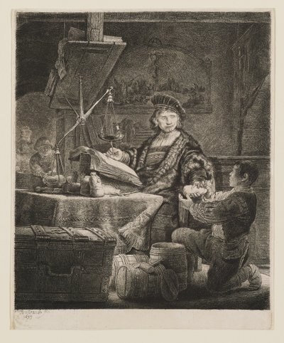 Jan Uytenbogaert, főpénztáros alkotó: Rembrandt van Rijn